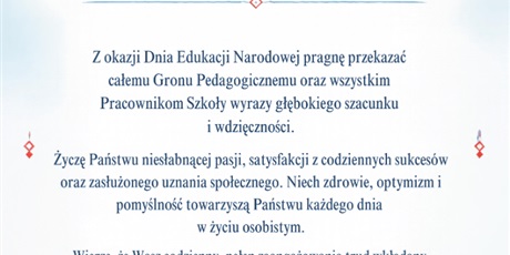 Dzień Edukacji Narodowej